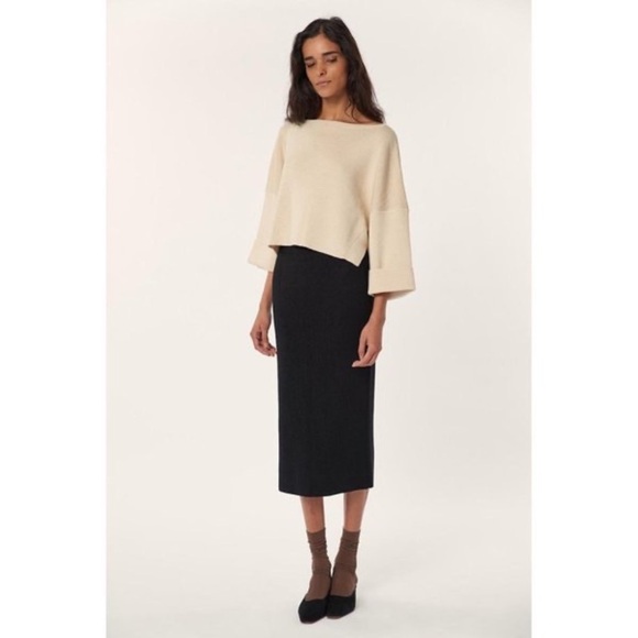 NWOT MARA HOFFMAN Sz M AZALEA RIBBED BELTED ALPACA - Picture 2 of 8